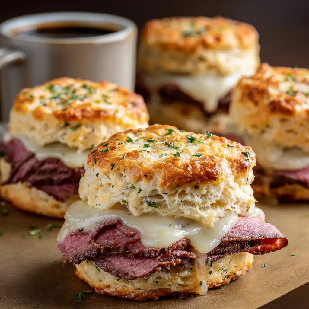Baked French Dip Biscuits Recipe - Recipe Image