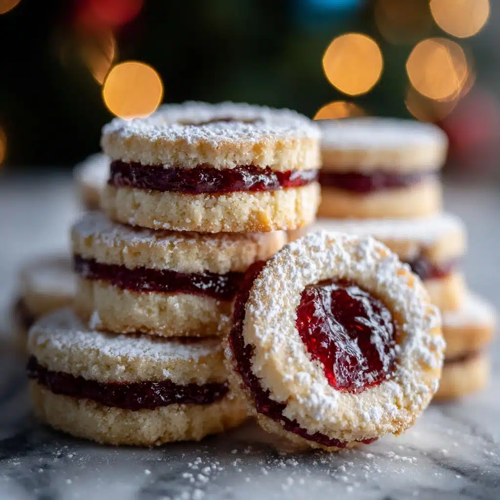 Christmas Cherry Shortbread Cookies Recipe - Recipe Image