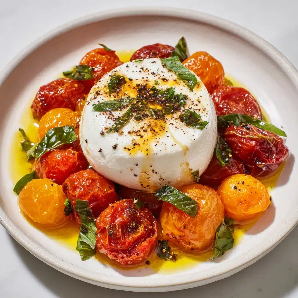 Burrata & Oven Roasted Tomato Salad Recipe - Recipe Image
