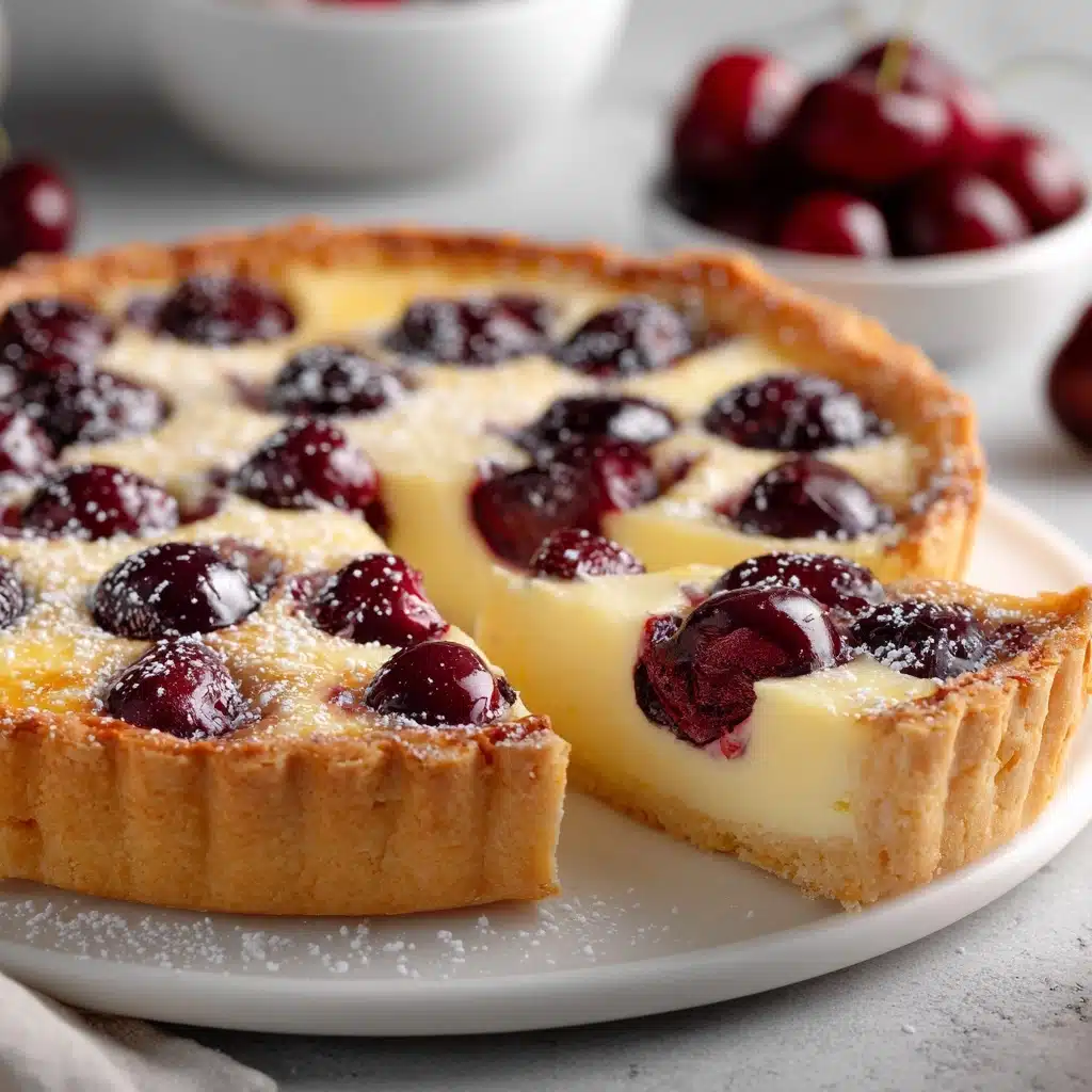 German Cherry Cake – Cherry Custard Pie Recipe