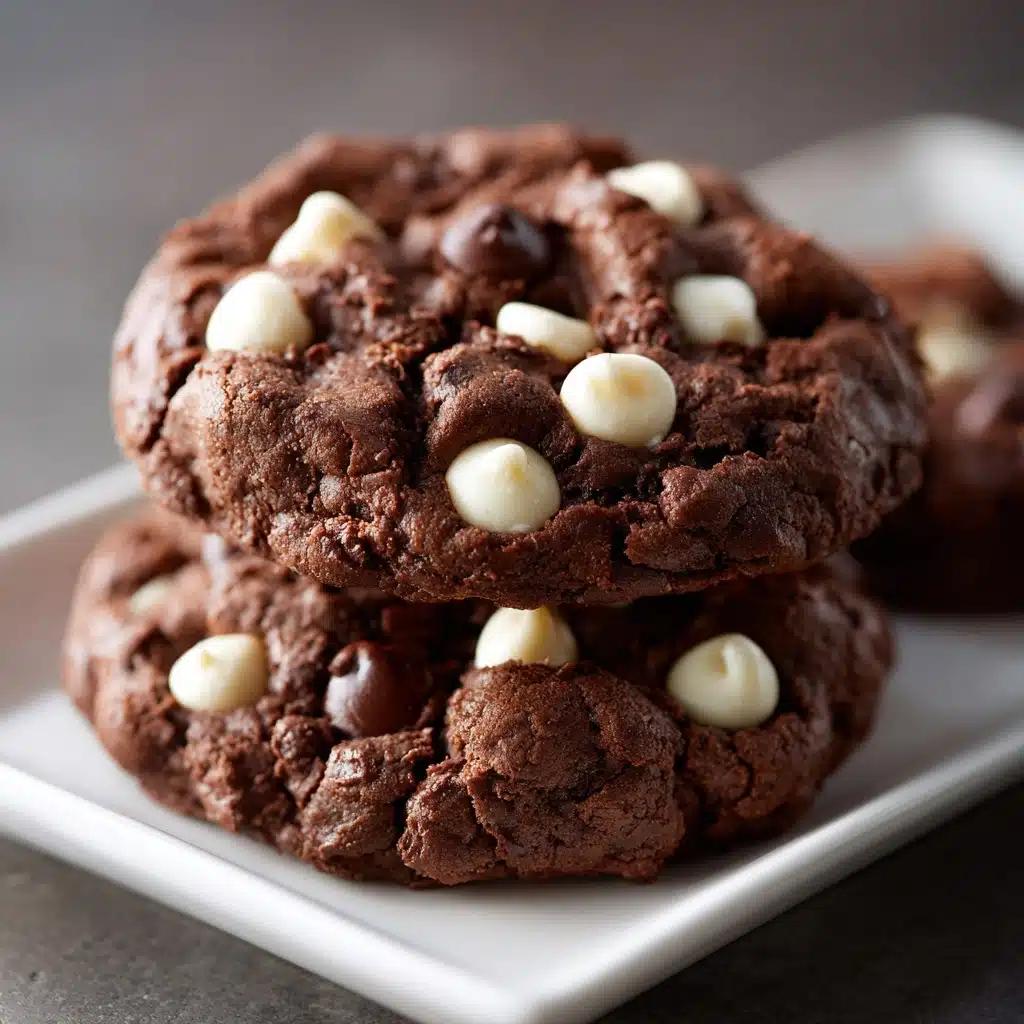 Flourless Triple Chocolate Cookies Recipe - Recipe Image