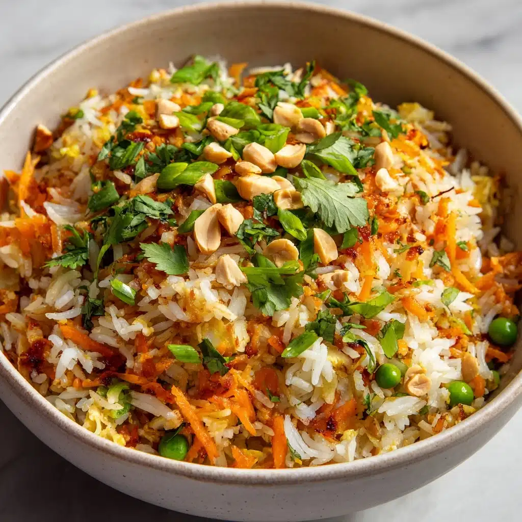 Satay Crispy Rice Salad Recipe - Recipe Image