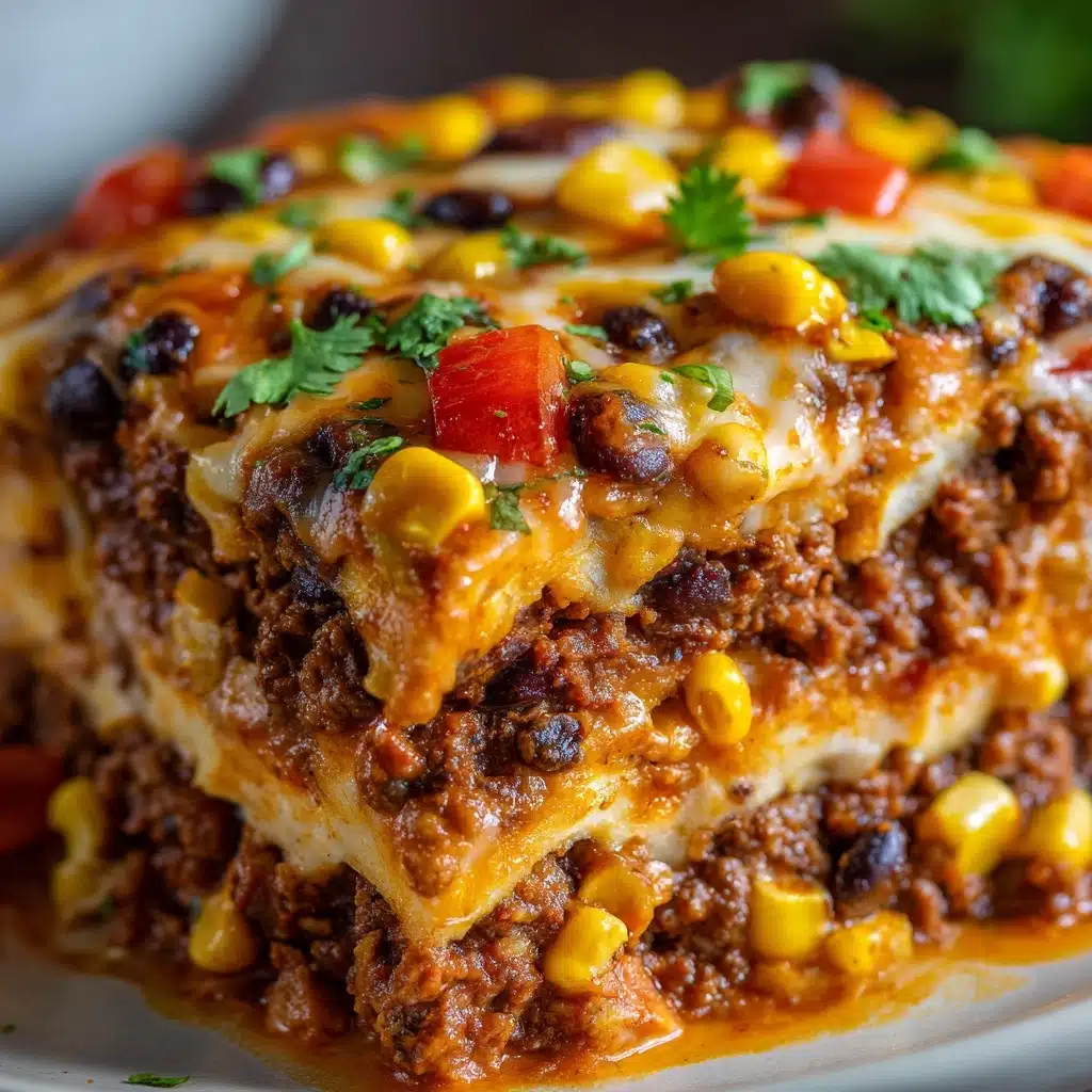 Southwestern Black Bean Casserole Recipe - Recipe Image
