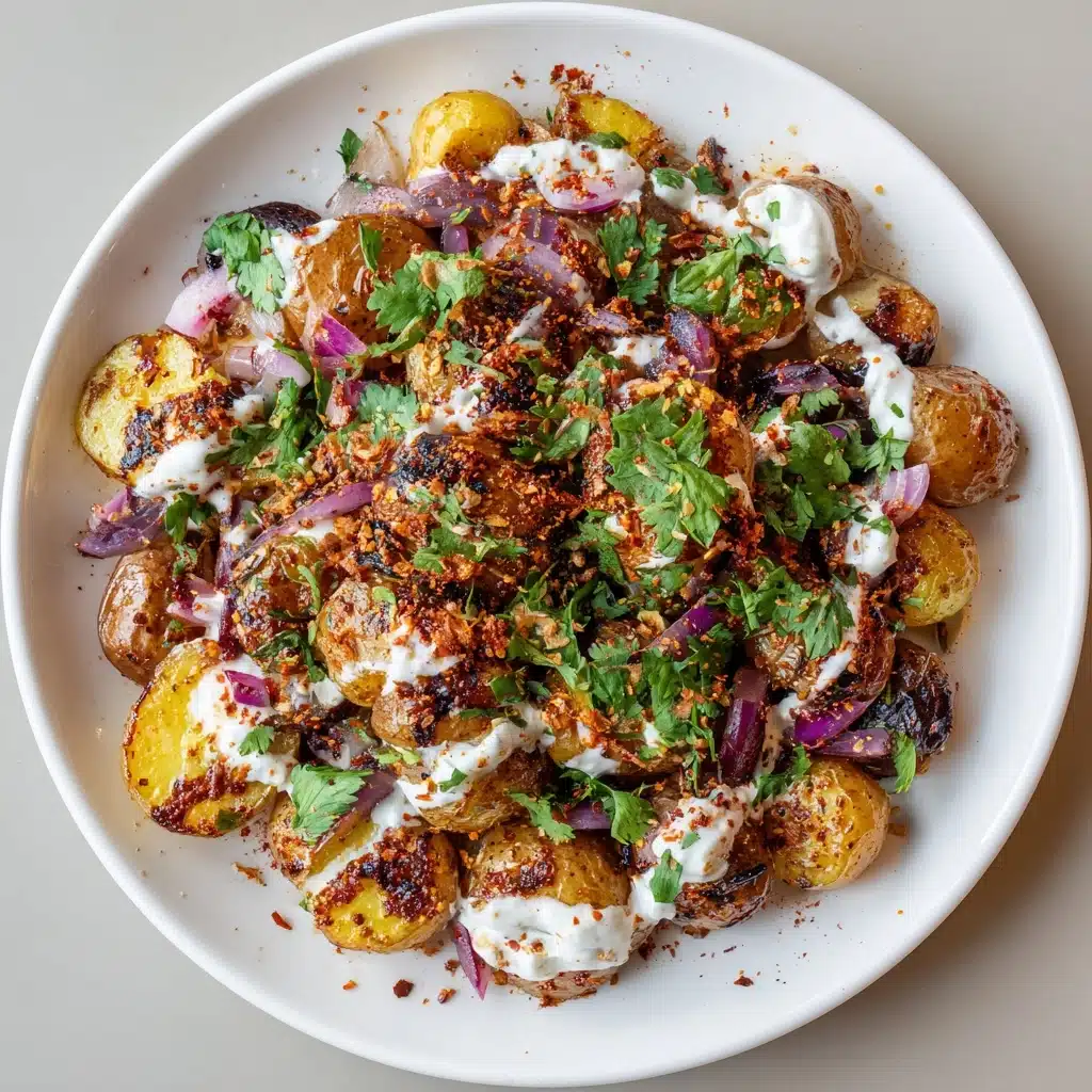 Chaat Masala Potatoes with Yoghurt Recipe - Recipe Image