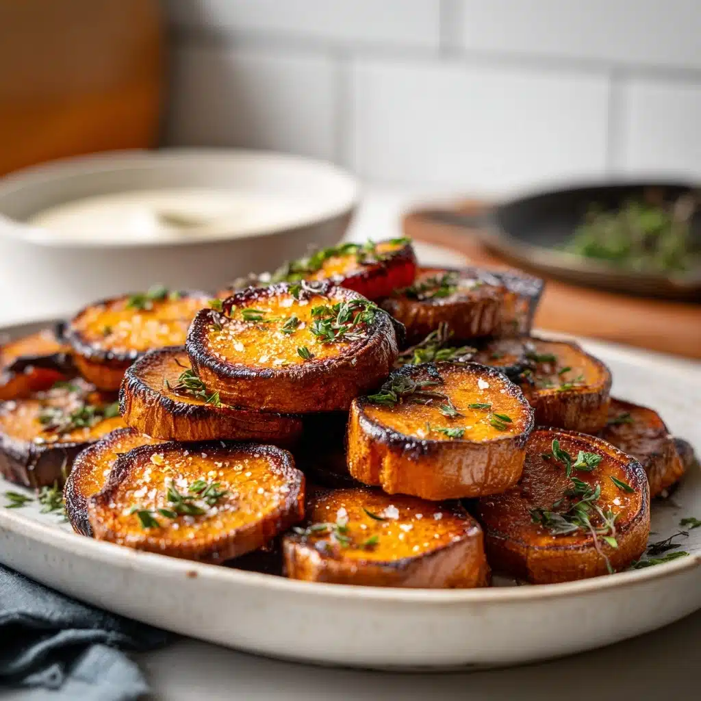 Crispy Smashed Sweet Potatoes: Irresistibly Crunchy Recipe - Recipe Image