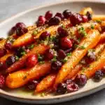 Maple Roasted Carrots with Cranberries Recipe