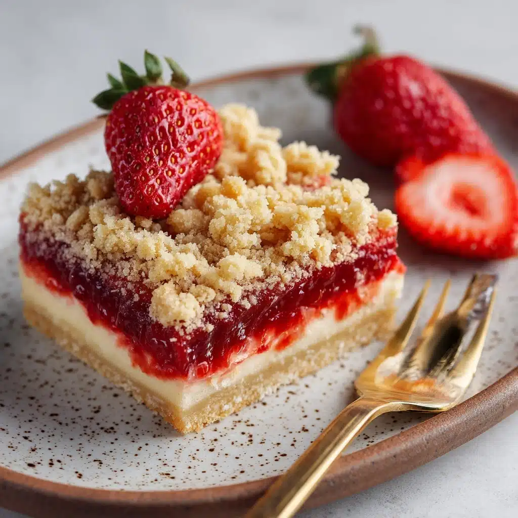 Strawberry Rhubarb Bars Recipe - Recipe Image