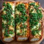 Cheesy Chimichurri Garlic Bread Recipe