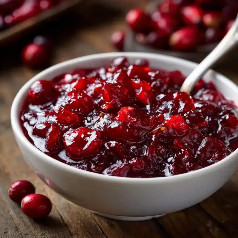 Easy Cranberry Sauce Recipe