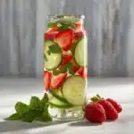 Strawberry Cucumber Lime Infused Water Recipe