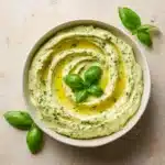 Lemon Basil Hummus Recipe