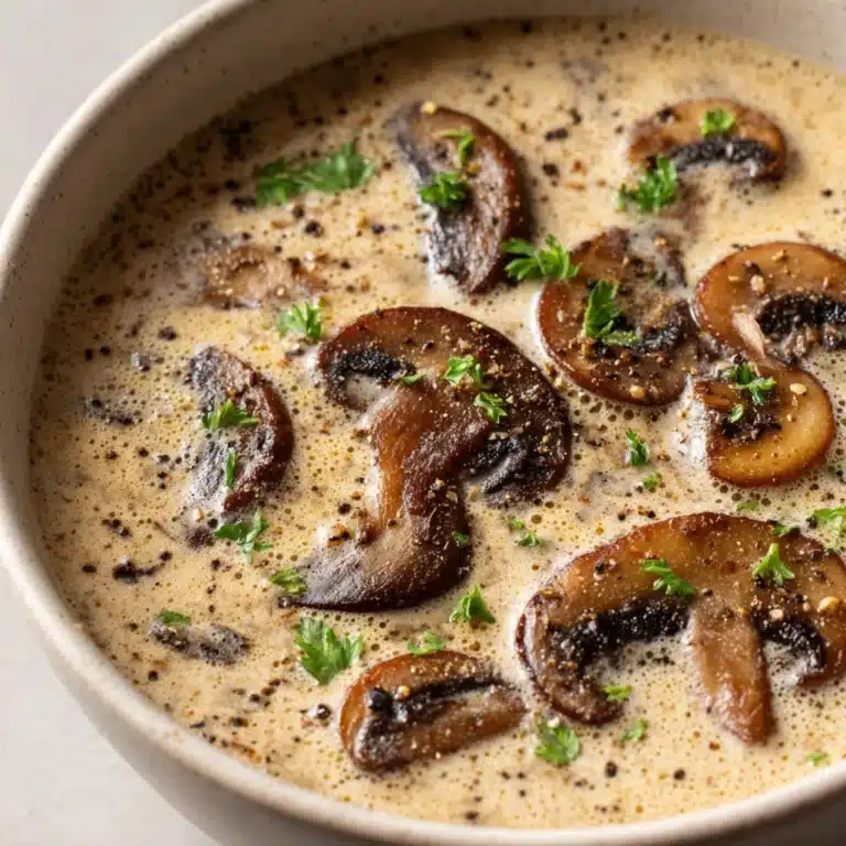 Hungarian Mushroom Soup Recipe