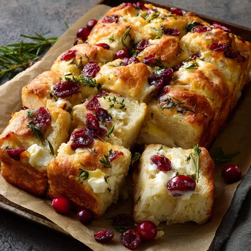 Cranberry Brie Sourdough Pull-Apart Bread Recipe - Recipe Image