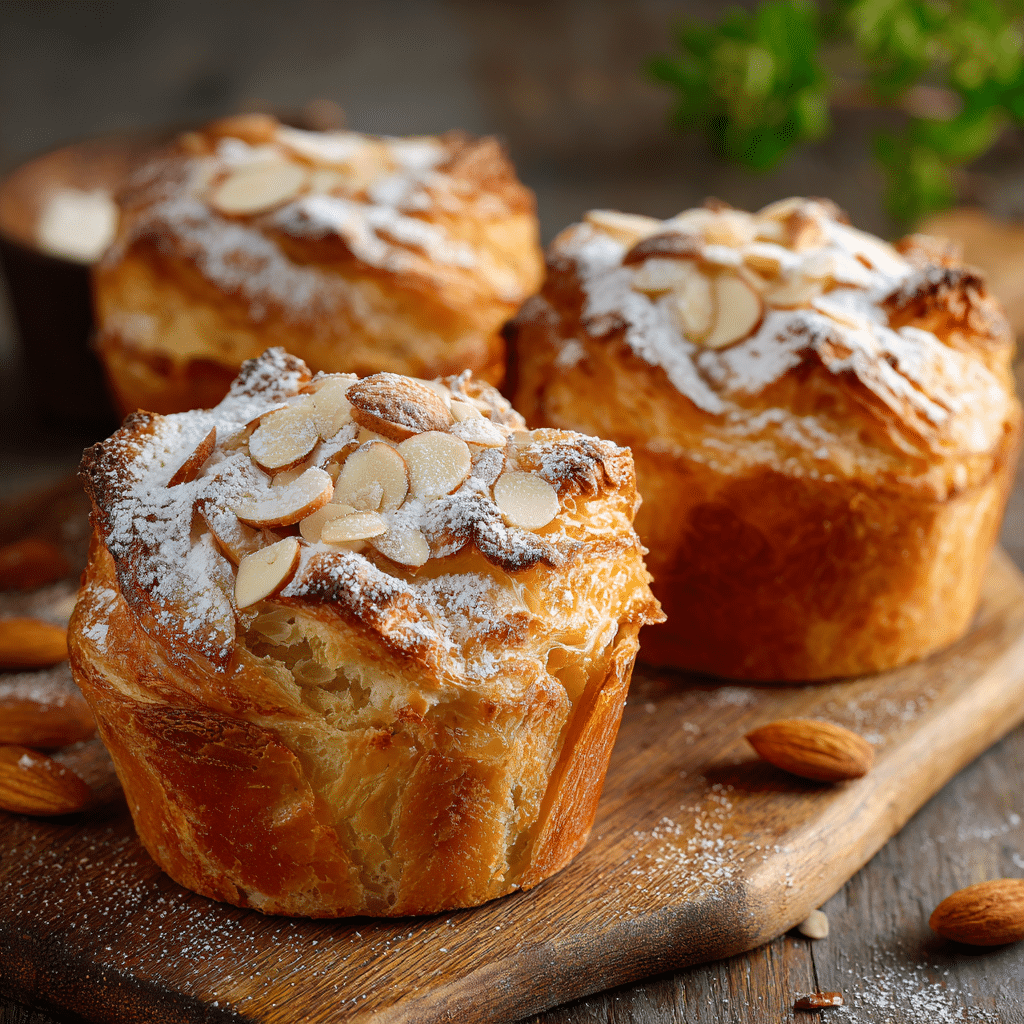 The Best Almond Croissant Muffins (Cruffins) Recipe - Recipe Image