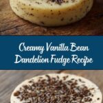 Vanilla Bean Dandelion Fudge Recipe