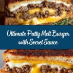 Classic Patty Melt Burger with Secret Sauce Recipe