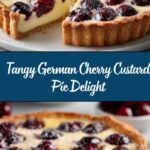 German Cherry Cake – Cherry Custard Pie Recipe