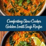 Slow Cooker Golden Lentil Soup Recipe