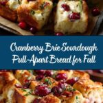 Cranberry Brie Sourdough Pull-Apart Bread Recipe