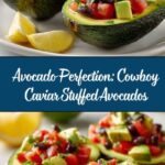 Cowboy Caviar Stuffed Avocados Recipe