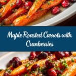 Maple Roasted Carrots with Cranberries Recipe