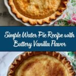 Water Pie Recipe