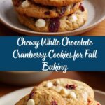 White Chocolate Cranberry Cookies Recipe
