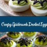 Spooky Spiderweb Deviled Eggs Recipe