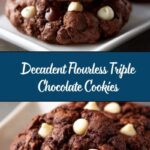 Flourless Triple Chocolate Cookies Recipe