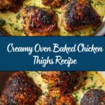 Creamy Oven Baked Chicken Thighs Recipe