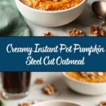 Instant Pot Steel Cut Pumpkin Oatmeal Recipe