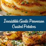 Crispy Garlic Parmesan Crusted Potatoes Recipe