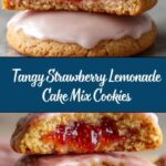 Strawberry Lemonade Cake Mix Cookies Recipe