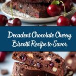 Decadent Chocolate Cherry Biscotti Recipe