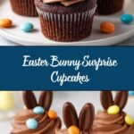Sweet Easter Chocolate Bunny Surprise Cupcakes Recipe