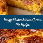 Rhubarb Sour Cream Pie Recipe