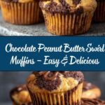 Chocolate Peanut Butter Swirl Muffins Recipe