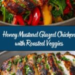 Honey Mustard Glazed Chicken with Roasted Vegetables Recipe