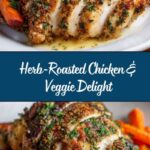 One Pan Herb Roasted Vegetables & Chicken Recipe