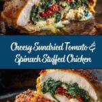 Sundried Tomato, Spinach, and Cheese Stuffed Chicken Recipe
