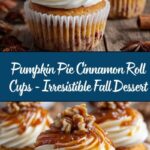 Pumpkin Pie Cinnamon Roll Cups Recipe