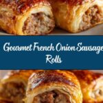 French Onion Sausage Rolls Recipe