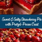 Fresh Strawberry Pie with a Pretzel-Pecan Crust Recipe