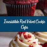 Red Velvet Cookie Cups with Cream Cheese Frosting Recipe
