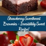 Strawberry Sweetheart Brownies Recipe