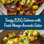 BBQ Salmon with Mango Avocado Salsa Recipe
