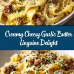 Creamy Cheesy Garlic Butter Linguine Recipe
