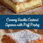 Vanilla Custard Cream Squares Recipe