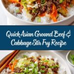 Easy Asian Ground Beef and Cabbage Stir Fry Recipe