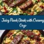 Flank Steak with Creamy Orzo: A Delicious and Easy Weeknight Meal Recipe
